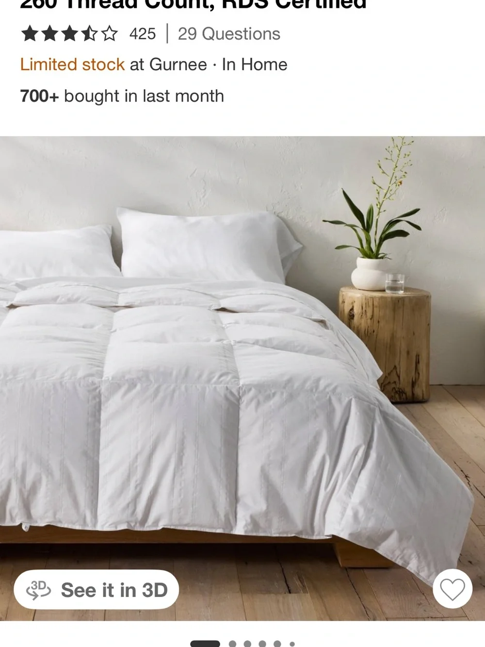 Casaluna F/Q All Season Weight Premium Down Comforter